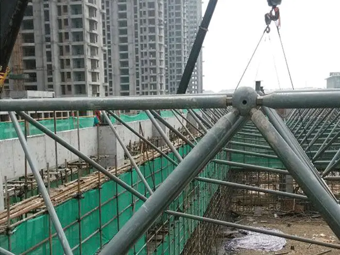 桦甸电厂网架加工