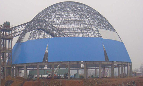 桦甸螺栓球网架加工的注意事项